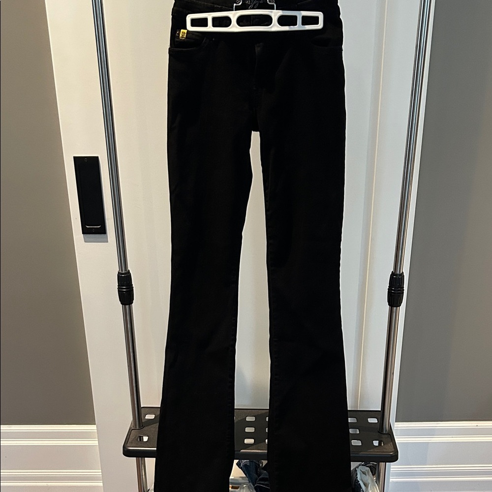 Elegant Black Boot Cut Jeans for Women